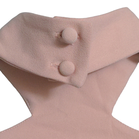 Nookie Hollywood Midi Dress Blush Pink Off the Shoulder Cutout Choker XS New - Picture 5 of 12